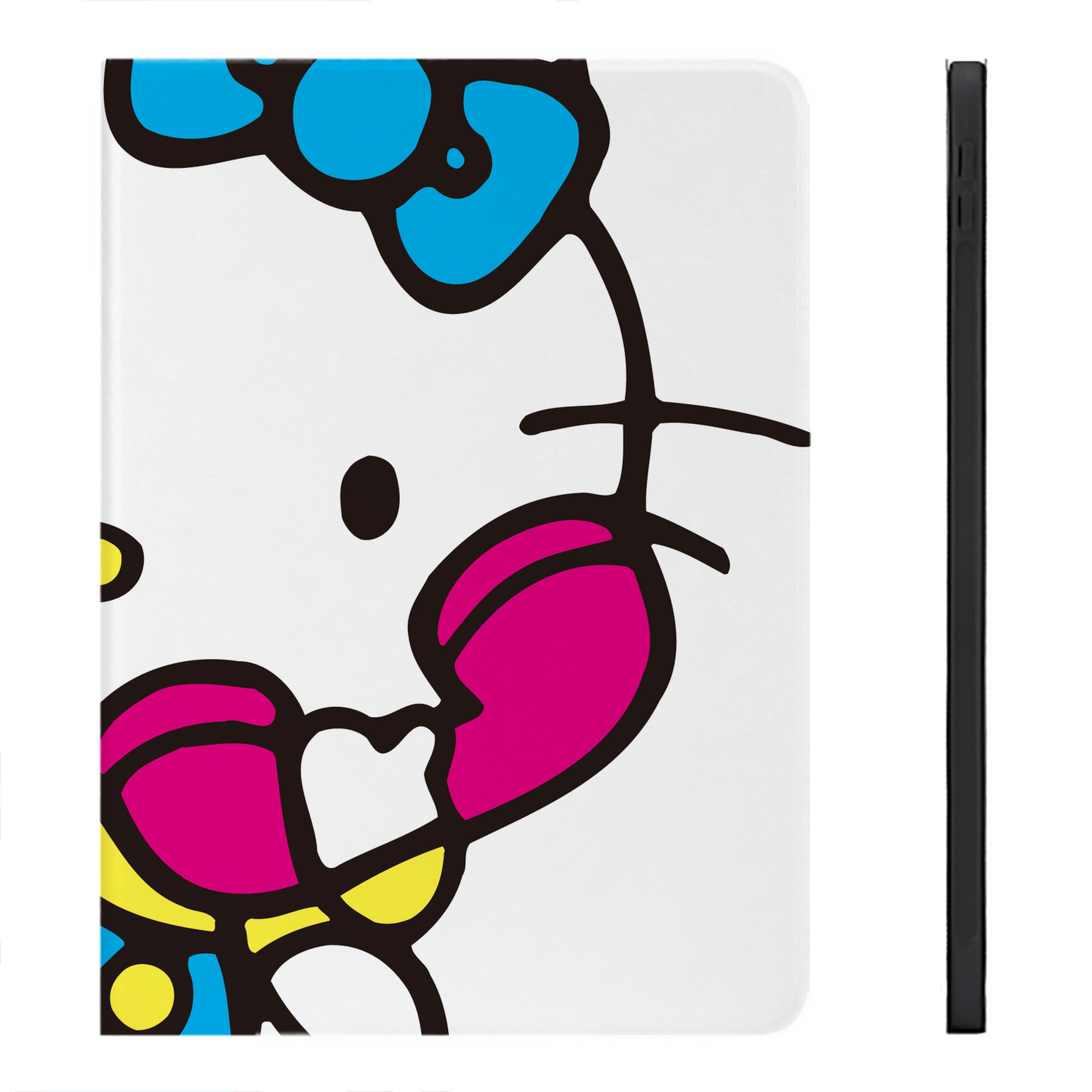 （画像用） Hello Kitty ハローキティ IPadケース ペンホルダー付き ブックスタイルデザイン